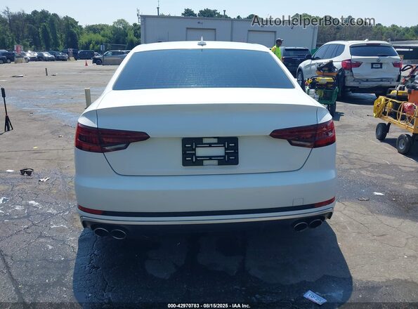 WAUB4AF41KA002427 2019 AUDI S4 White 