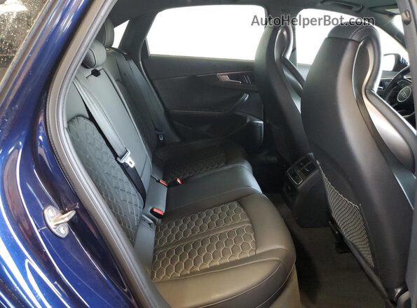 WAUB4AF48KA085385 2019 AUDI S4 Blue Widok tylnych siedzeń