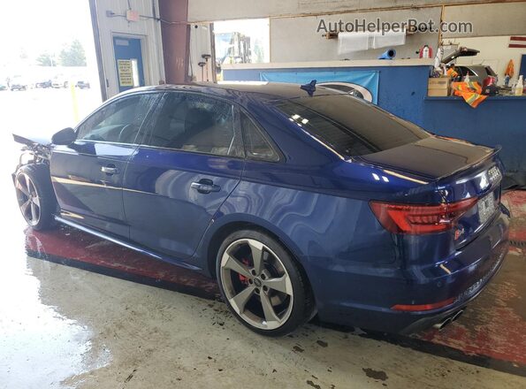 WAUB4AF48KA085385 2019 AUDI S4 Blue Tył lewy