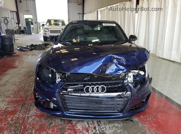 WAUB4AF48KA085385 2019 AUDI S4 Blue Widok z przodu