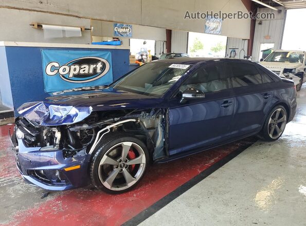 WAUB4AF48KA085385 2019 AUDI S4 Blue Przód lewy