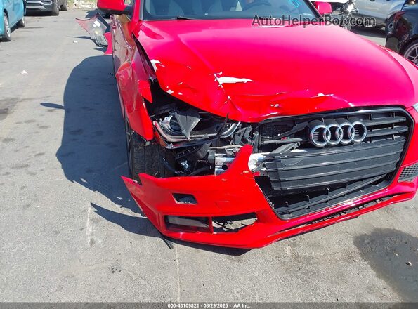 WAUBGAFL1GA002319 2016 AUDI S4 Красный Вид спереди