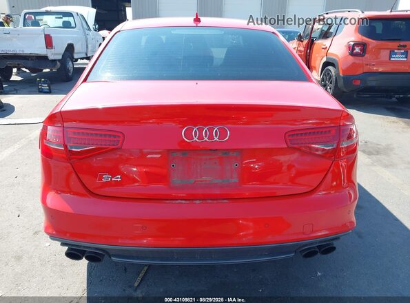 WAUBGAFL1GA002319 2016 AUDI S4 Красный 