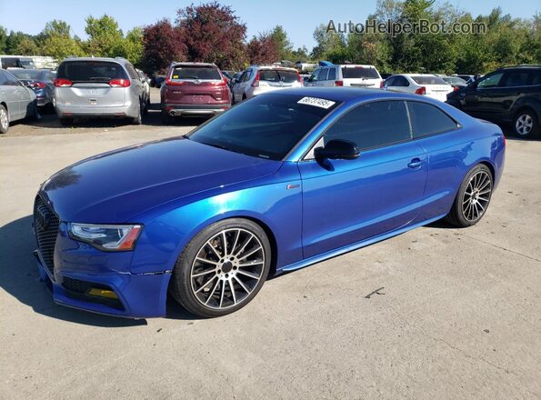 WAUC4AFR3GA014599 2016 AUDI S5 Blue Vista tres cuartos delantera izquierda
