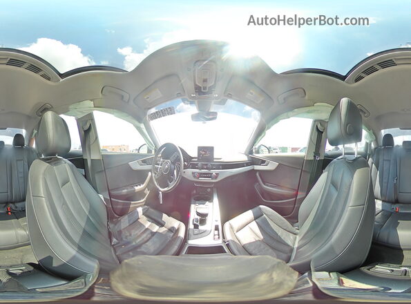 WAUDNAF41JN000769 2018 AUDI OTHER Gray Widok naklejki z numerem VIN