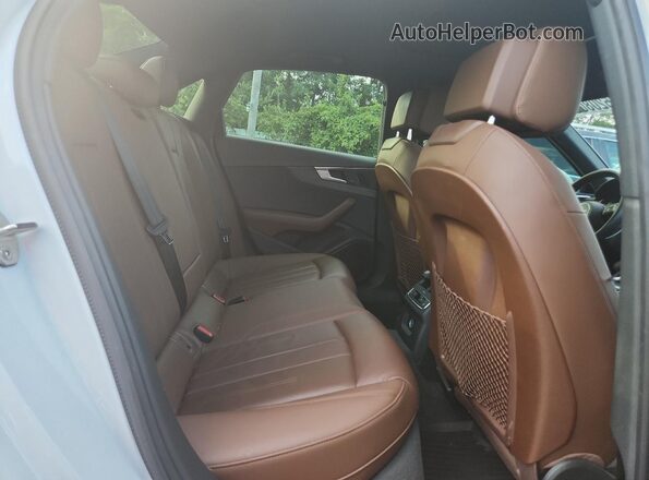 WAUENAF44JA013110 2018 AUDI OTHER Белый Вид задних сидений