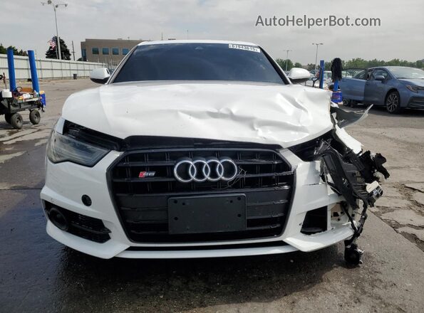 WAUFFAFC5JN083216 2018 AUDI S6 White Widok z przodu