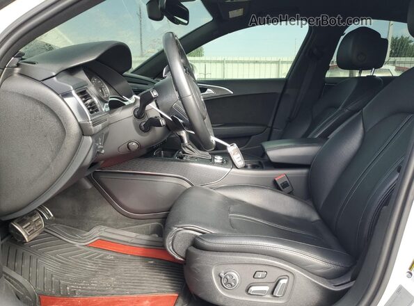 WAUFFAFC5JN083216 2018 AUDI S6 White Widok wnętrza z przodu
