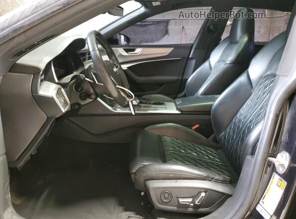 WAUPFAF23LN017116 2020 AUDI S7 Black Widok wnętrza z przodu