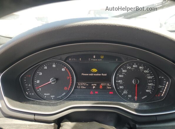WAUTNAF58JA101853 2018 AUDI OTHER Gray Instrument cluster view