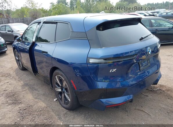 WB523CF07SCT67998 2025 BMW IX Синий Задняя левая четверть