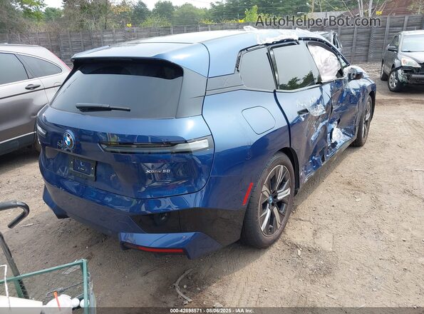 WB523CF07SCT67998 2025 BMW IX Синий Задняя правая четверть