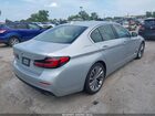 2021 Bmw 530i Xdrive Silver vin: WBA13BJ09MCF80987