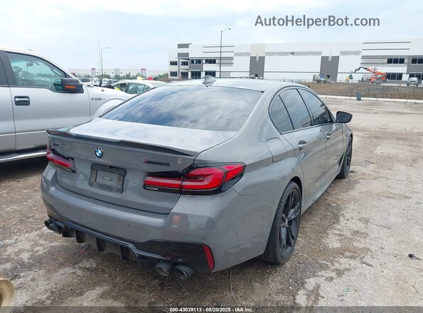 WBA13BK02NCH64894 2022 BMW M5 Серый Задняя правая четверть