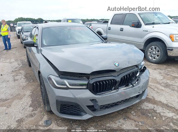 WBA13BK02NCH64894 2022 BMW M5 Серый Передняя правая четверть