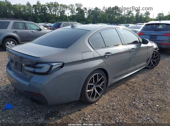 WBA13BK06MCF22835 2021 BMW M5 Серый Задняя правая четверть