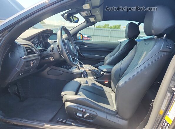 WBA1M5C52GV769459 2016 BMW M2 Charcoal Widok wnętrza z przodu