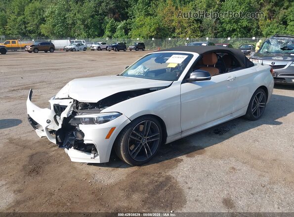 WBA2N3C06L7E06383 2020 BMW M2 Белый Передняя левая четверть