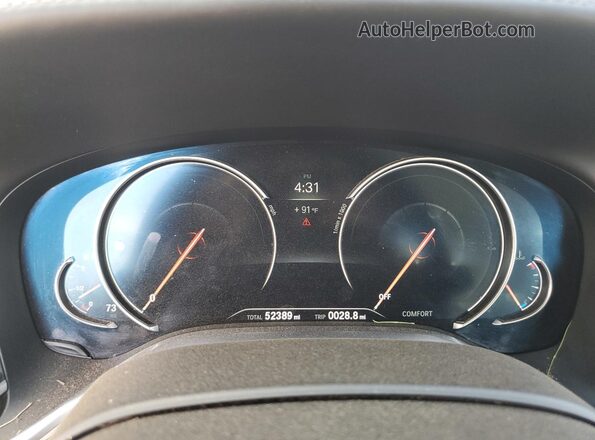 WBA7F2C55JG424568 2018 BMW OTHER Black Вид щитка приладів