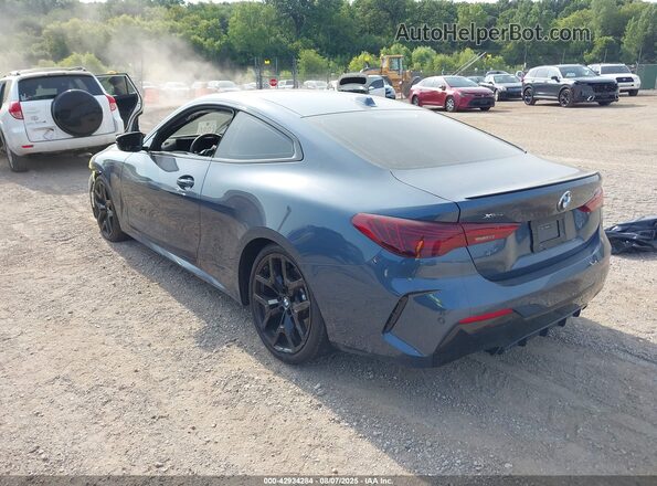 WBA83DA06SCT85384 2025 BMW M4 Blue Trasero izquierdo