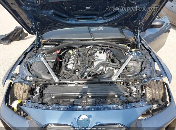 WBA83DA06SCT85384 2025 BMW M4 Blue Vista trasera