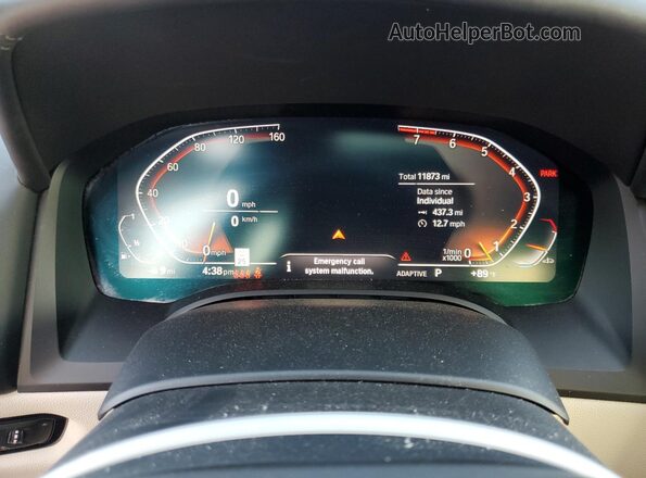 WBAGV2C08PCM85470 2023 BMW OTHER Blue Вид щитка приладів
