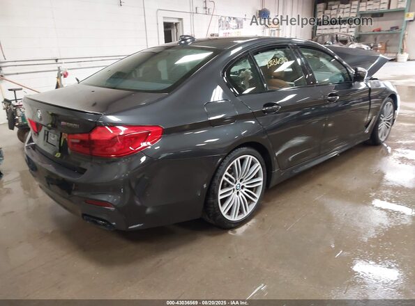 WBAJS7C00LBN96414 2020 BMW 5 SERIES Черный Задняя правая четверть