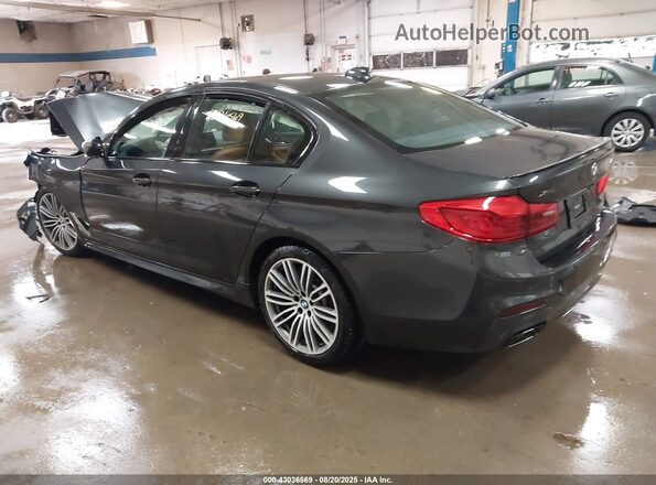 WBAJS7C00LBN96414 2020 BMW 5 SERIES Черный Задняя левая четверть