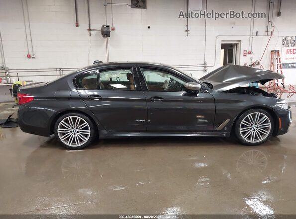 WBAJS7C00LBN96414 2020 BMW 5 SERIES Черный Вид задней части салона