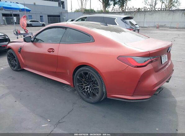 WBS33AZ00PCL82612 2023 BMW M4 Оранжевый Задняя левая четверть