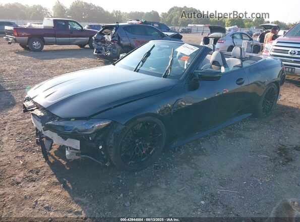 WBS33BA06PCL90778 2023 BMW M4 Black Առջևի ձախ երեք քառորդ տեսարան