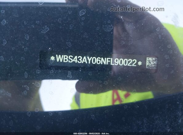 WBS43AY06NFL90022 2022 BMW M3 Black 