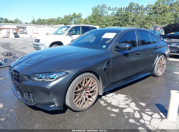 WBS43AY06NFL90022 2022 BMW M3 Black Vista tres cuartos delantera izquierda