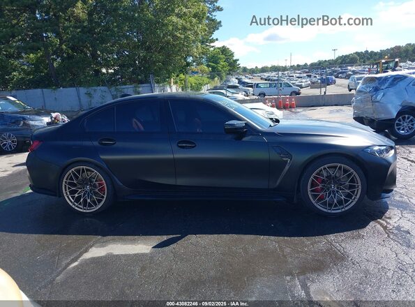WBS43AY06NFL90022 2022 BMW M3 Black Vista interior trasera