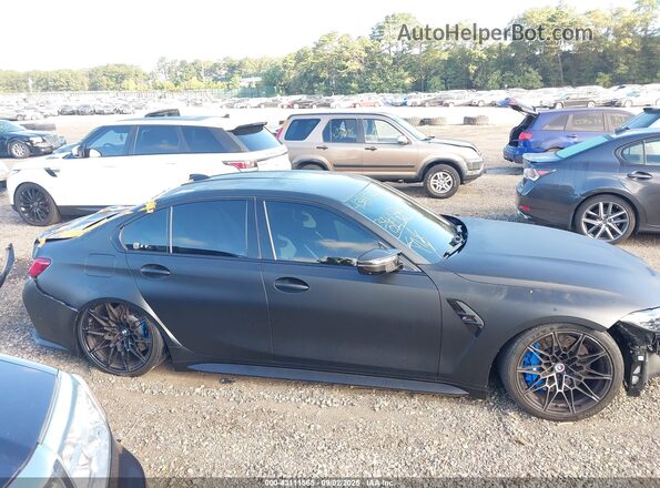 WBS43AY06NFM20412 2022 BMW M3 Black Vista interior trasera