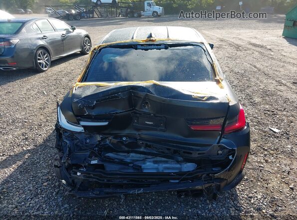WBS43AY06NFM20412 2022 BMW M3 Black 
