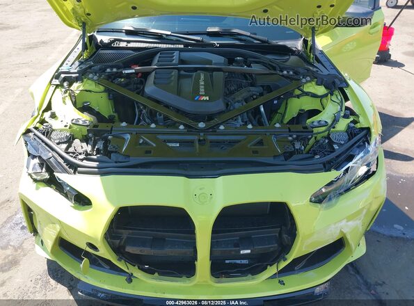 WBS43AY06NFM56715 2022 BMW M3 Green Widok z tyłu