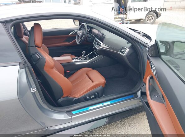 WBS43AZ04PCM51077 2023 BMW M4 Серый Вид салона спереди