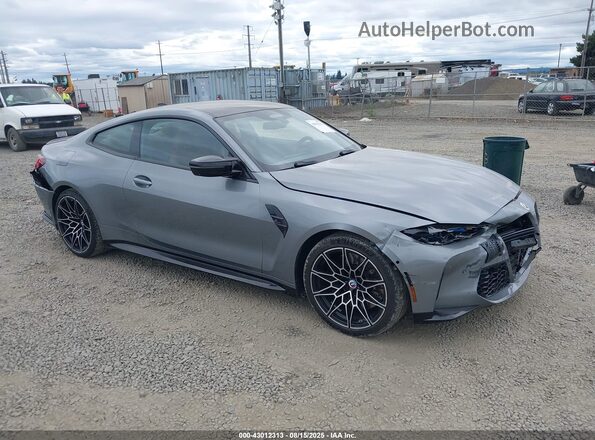 WBS43AZ04PCM51077 2023 BMW M4 Серый Передняя правая четверть