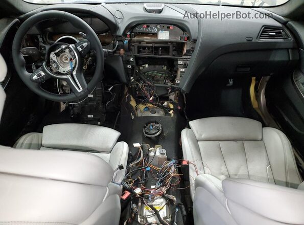 WBS6E9C51HG437461 2017 BMW M6 Золотой Вид панели приборов