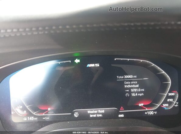 WBS83CH00PCL81205 2023 BMW M5 Черный Панорамный вид салона 360°