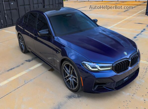 WBS83CH0XMCF63XXX 2021 BMW M5 Blue Front left