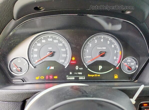 WBS8M9C5XG5D31311 2016 BMW M3 Белый Вид щитка приборов