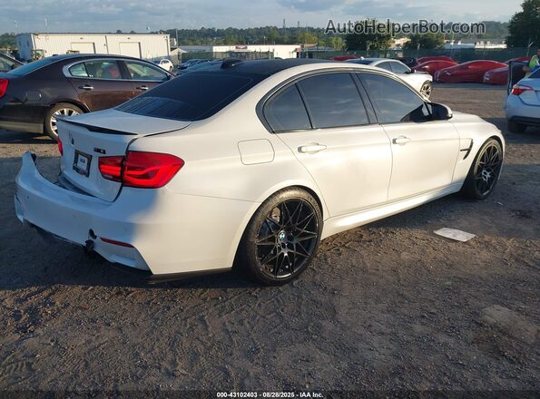WBS8M9C5XJ5L71702 2018 BMW M3 White Trasero derecho