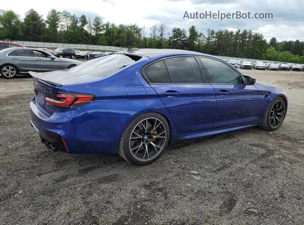 WBSJF0C09LCD11603 2020 BMW M5 Синий Задняя правая четверть