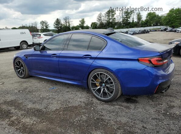 WBSJF0C09LCD11603 2020 BMW M5 Синий Задняя левая четверть