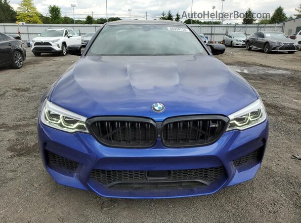 WBSJF0C09LCD11603 2020 BMW M5 Синий Вид спереди