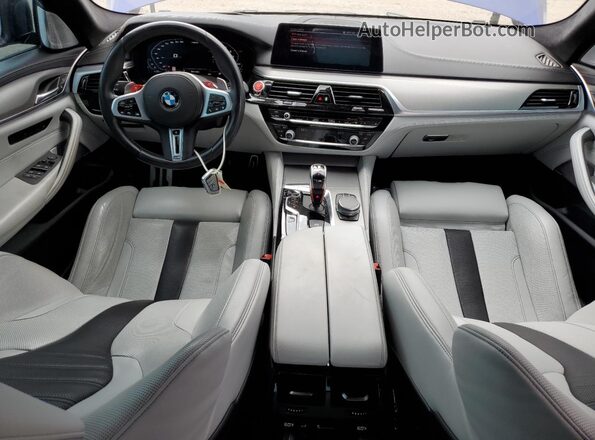 WBSJF0C09LCD11603 2020 BMW M5 Синий Вид панели приборов