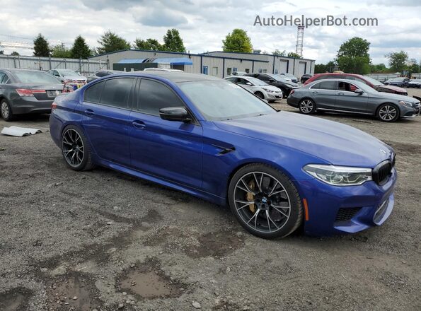 WBSJF0C09LCD11603 2020 BMW M5 Синий Передняя правая четверть