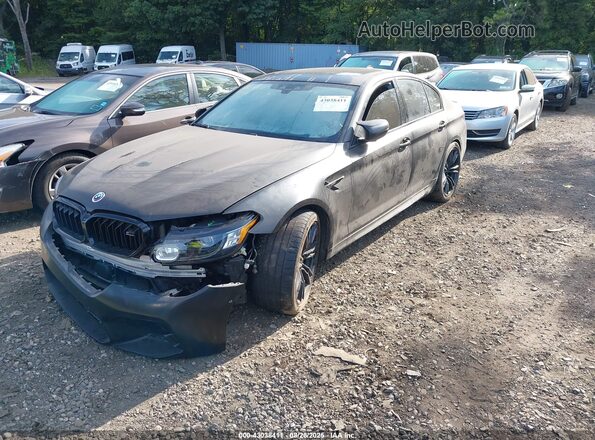 WBSJF0C50JB282164 2018 BMW M5 Black Передня ліва чверть